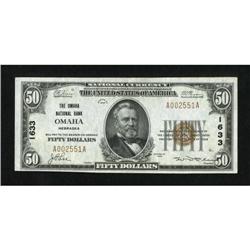 Omaha, NE - $50 1929 Ty. 1 The Omaha NB Ch. #