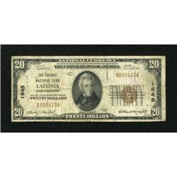 Laconia, NH - $20 1929 Ty. 1 The Laconia NB Ch.