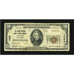 Salem, NJ - $20 1929 Ty. 2 The Salem NB & TC Ch.