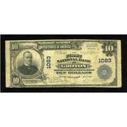 Groton, NY - $10 1902 Plain Back Fr. 624 The