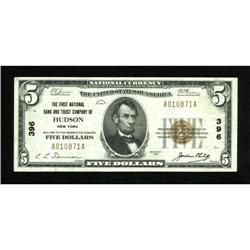 Hudson, NY - $5 1929 Ty. 1 The First NB & TC Ch.