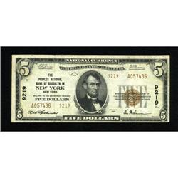 New York, NY - $5 1929 Ty. 2 The Peoples NB of