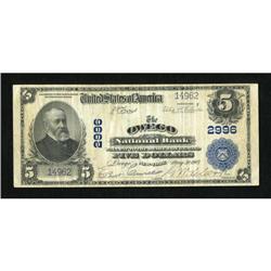 Owego, NY - $5 1902 Plain Back Fr. 598 Owego NB