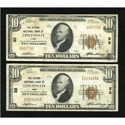 Cincinnati, OH - $10 1929 Ty. 2 The Second NB