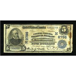 Cincinnati, OH - $5 1902 Date Back Fr. 592 The