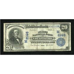 East Liverpool, OH - $20 1902 Plain Back Fr. 657