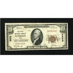 Harrison, OH - $10 1929 Ty. 1 The First NB Ch. #