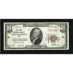 Youngstown, OH - $10 1929 Ty. 1 The First NB Ch.