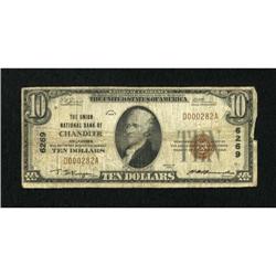 Chandler, OK - $10 1929 Ty. 1 The Union NB Ch. #