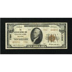 Cleveland, OK - $10 1929 Ty. 2 The Cleveland NB