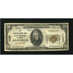 Cleveland, OK - $20 1929 Ty. 1 The Cleveland NB