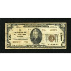 Cleveland, OK - $20 1929 Ty. 2 The Cleveland NB