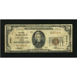 The Dalles, OR - $20 1929 Ty. 1 The First NB Ch.