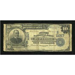 Beaverdale, PA - $10 1902 Plain Back Fr. 632 The