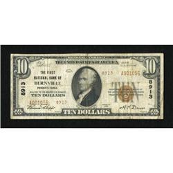 Bernville, PA - $10 1929 Ty. 2 The First NB Ch.