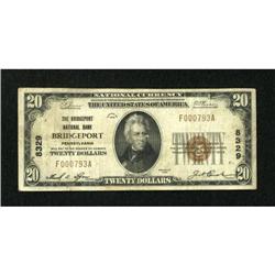 Bridgeport, PA - $20 1929 Ty. 1 The Bridgeport