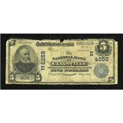 Claysville, PA - $5 1902 Plain Back Fr. 601 The