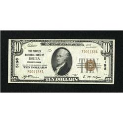 Delta, PA - $10 1929 Ty. 1 The Peoples NB Ch. #