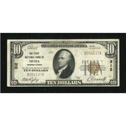 Media, PA - $10 1929 Ty. 1 The First NB Ch. #