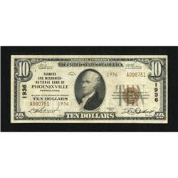 Phoenixville, PA - $10 1929 Ty. 2 Farmers &