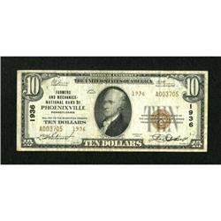 Phoenixville, PA - $10 1929 Ty. 2 Farmers &