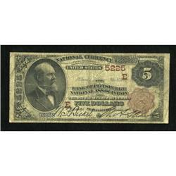 Pittsburgh, PA - $5 1882 Brown Back Fr. 477 The