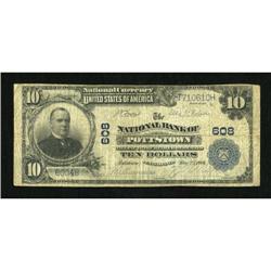 Pottstown, PA - $10 1902 Plain Back Fr. 624 The