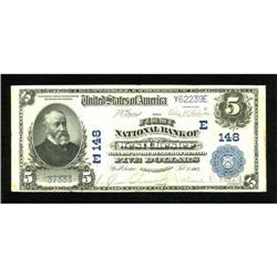 West Chester, PA - $5 1902 Plain Back Fr. 598