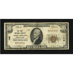West Chester, PA - $10 1929 Ty. 1 The First NB