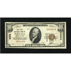 Pukwana, SD - $10 1929 Ty. 1 The First NB Ch. #
