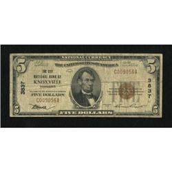 Knoxville, TN - $5 1929 Ty. 1 The City NB Ch. #