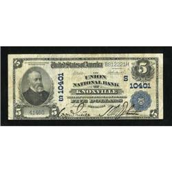 Knoxville, TN - $5 1902 Plain Back Fr. 604 The