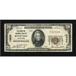 Knoxville, TN - $20 1929 Ty. 1 The Hamilton NB