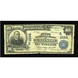 Galveston, TX - $10 1902 Plain Back Fr. 625 The