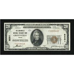 Greenville, TX - $20 1929 Ty. 1 The Greenville
