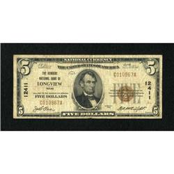 Longview, TX - $5 1929 Ty. 1 The Rembert NB Ch.