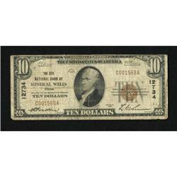 Mineral Wells, TX - $10 1929 Ty. 1 The City NB
