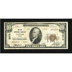 Taylor, TX - $10 1929 Ty. 2 The City NB Ch. #