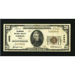 Terrell, TX - $20 1929 Ty. 1 The Harris NB Ch. #