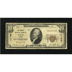 Waco, TX - $10 1929 Ty. 1 The Liberty NB Ch. #