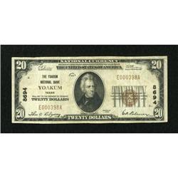 Yoakum, TX - $20 1929 Ty. 1 The Yoakum NB Ch. #