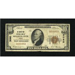 Manchester Center, VT - $10 1929 Ty. 1 The