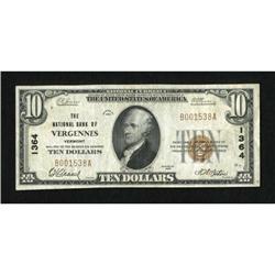 Vergennes, VT - $10 1929 Ty. 1 The NB of