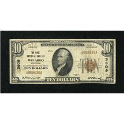 Baraboo, WI - $10 1929 Ty. 1 The First NB Ch. #