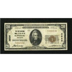 West Superior, WI - $20 1929 Ty. 1 The First NB