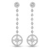 Image 1 : Natural 1.37 CTW Diamond Earrings 18K White Gold - REF-212K4R