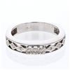 Image 1 : Natural 0.19 CTW Diamond Band Ring W=4MM 14K Gold - REF-40K5R