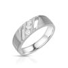Image 1 : Natural 0.29 CTW Diamond Ring 14K White Gold - REF-105W3H