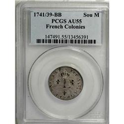 1741/39-BB Sou Marque AU55 PCGS