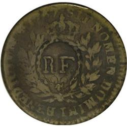 1767-A 9DEN French Colonies Copper Sou VF20 NGC